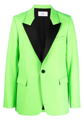 AMI Paris single-breasted blazer - Green