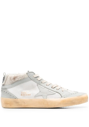 Golden Goose Mid Star lace-up sneakers - White