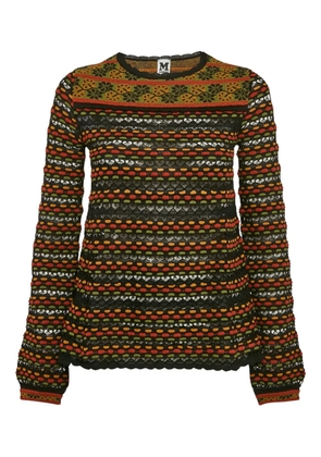 Missoni Pre-Owned floral knit sweater - Black