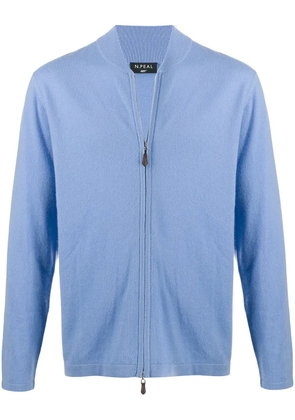 N.Peal zipped-up cardigan - Blue