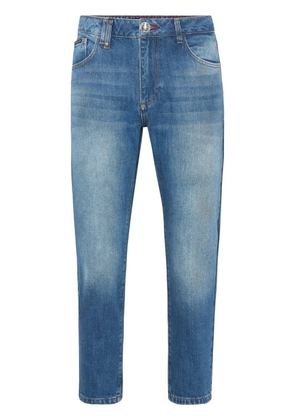 Philipp Plein Detroit tapered-leg jeans - Blue