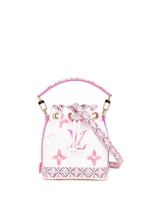 Louis Vuitton Pre-Owned 2021-2025 Monogram Watercolor Giant By the Pool Nano Noe bucket bag - Pink