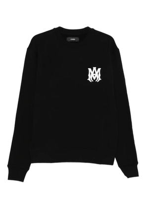 AMIRI logo-detail crew sweatshirt - Black
