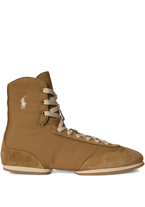 Polo Ralph Lauren Polo Ballerina suede high-top sneakers - Neutrals