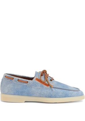 Giuseppe Zanotti GZ-Venice denim boat shoes - Blue