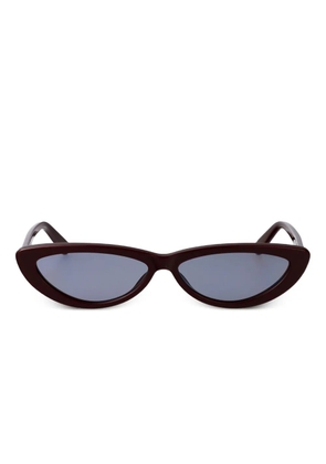 Alexander McQueen Eyewear cat-eye frame sunglasses - Brown