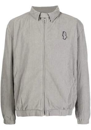 Billionaire Boys Club logo-print zip-up shirt jacket - Grey