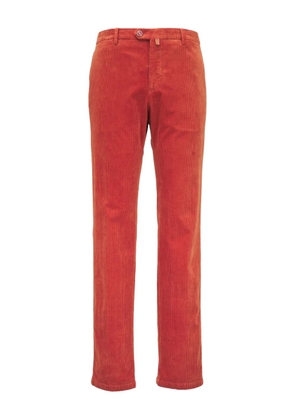 Kiton corduroy trousers - Red