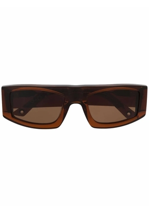 G.O.D Eyewear Seven geometrical-frame sunglasses - Brown