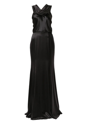Dolce & Gabbana satin evening gown - Black