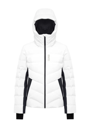 Colmar hooded panelled ski jacket - White