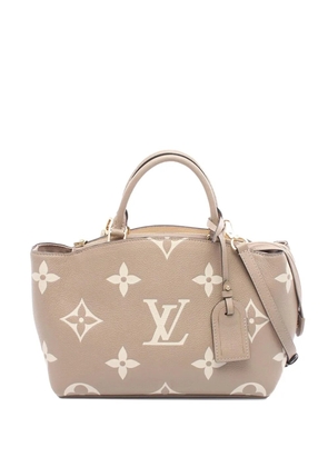 Louis Vuitton Pre-Owned 2021-2025 Bicolor Monogram Empreinte Giant Petit Palais satchel - Brown