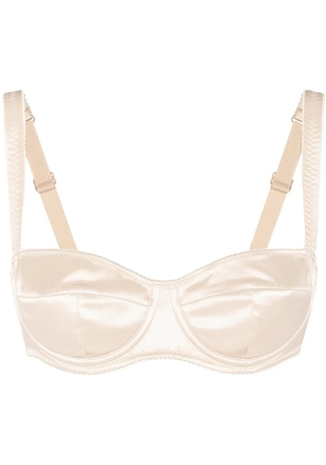 Dolce & Gabbana satin balconette bra - Neutrals