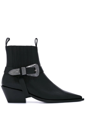 ANINE BING pointed ankle boots - Black