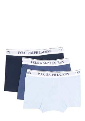 Polo Ralph Lauren logo-waistband boxers set of 3 - Blue
