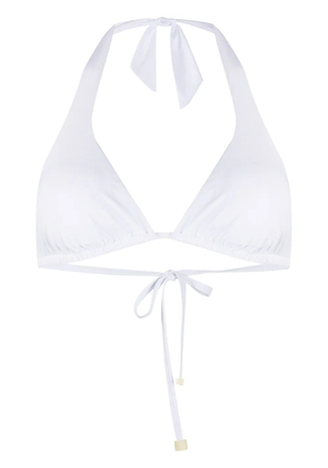 Dolce & Gabbana triangle bikini top - White