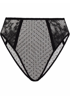 Dolce & Gabbana high-waisted lace briefs - Black