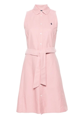 Polo Ralph Lauren Polo-Pony shirt mini dress - Pink