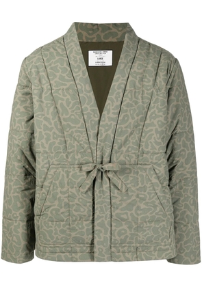 Maharishi padded tie-waist jacket - Green