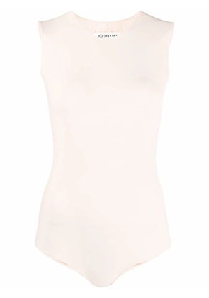 Maison Margiela sleeveless jersey bodysuit - Neutrals