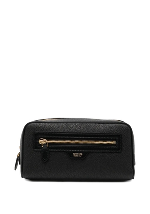 TOM FORD leather wash bag - Black