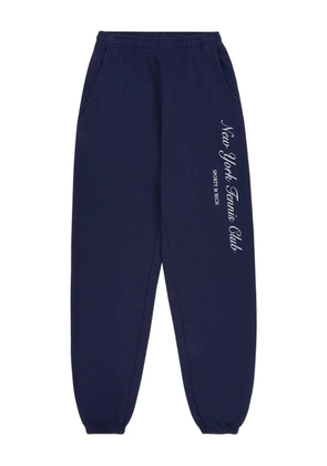Sporty & Rich logo-detail joggers - Blue