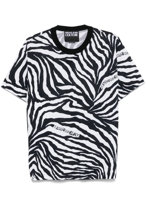 Versace Jeans Couture zebra-print T-shirt - Black