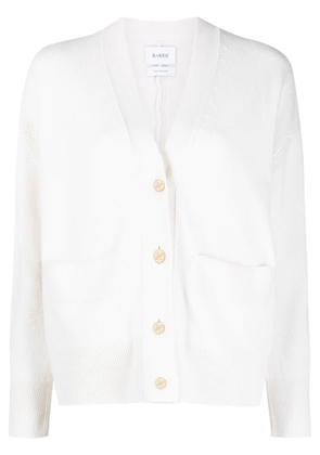 Barrie rib-detail cashmere cardigan - Neutrals