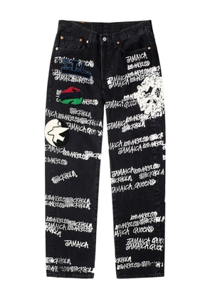 Denim Tears x Stussy x Our Legacy straight-leg jeans - Black