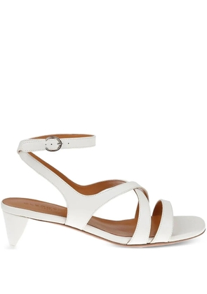 Clergerie Lolita crossover ankle-strap sandals - White