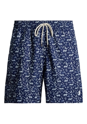Polo Ralph Lauren printed swim shorts - Blue