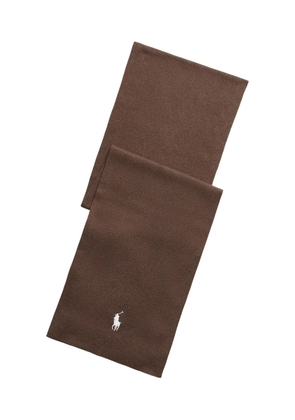 Polo Ralph Lauren logo-detail scarf - Brown