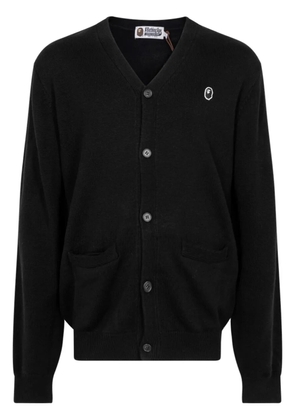 A BATHING APE® x Kid Cudi embroidered-logo cardigan - Black