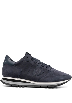 Philippe Model Paris TRPX suede low-top sneakers - Blue