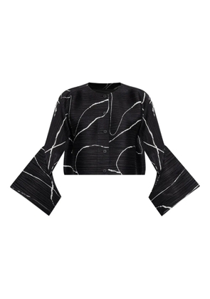 Pleats Please Issey Miyake Pause plissé jacket - Black