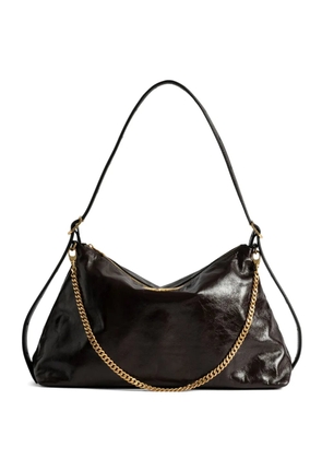 Zadig&Voltaire Jim chain-embellished shoulder bag - Brown