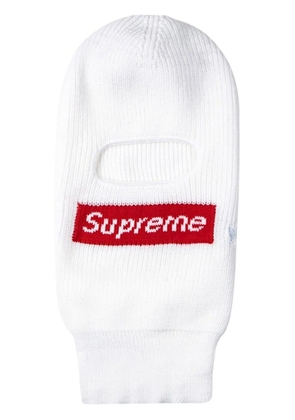 Supreme x New Era Box Logo knitted balaclava - White