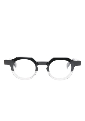 Factory900 geometric-frame glasses - Black