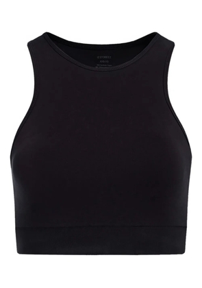 12 STOREEZ crew-neck performance top - Black