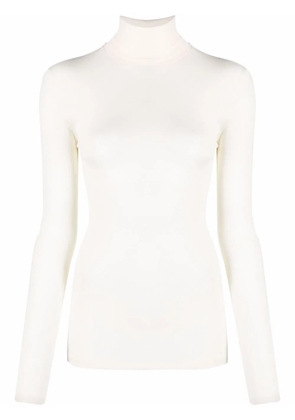 Hanro fine-knit polo-neck jumper - White