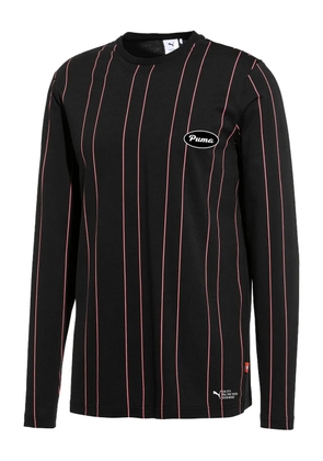PUMA x Big Sean striped long-sleeve T-shirt - Black