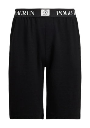 Polo Ralph Lauren logo-label elastic sleep shorts - Black