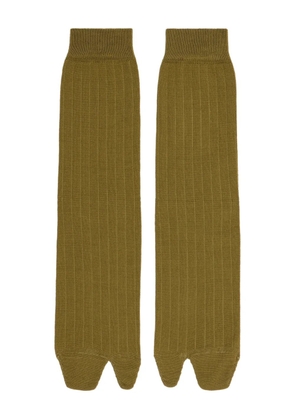 Maison Margiela Tabi split-toe socks - Green