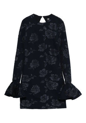 ROTATE BIRGER CHRISTENSEN floral-motif mini dress - Blue