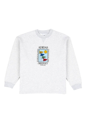 adidas olympic crew long-sleeve tee - Grey