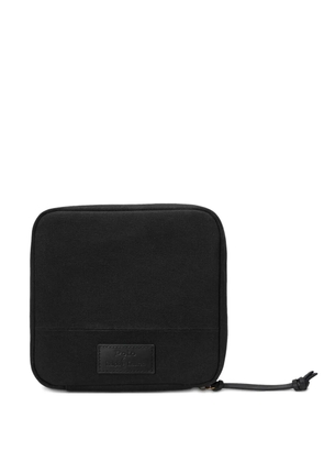 Polo Ralph Lauren zip cotton clutch bag - Black