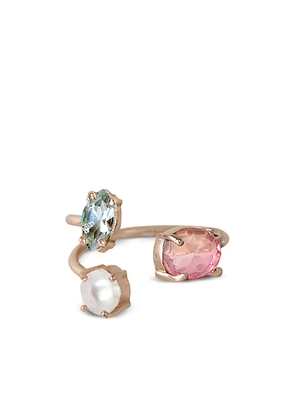 ATELIER MON three-stone ring - Gold