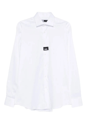 Karl Lagerfeld logo-motif shirt - White
