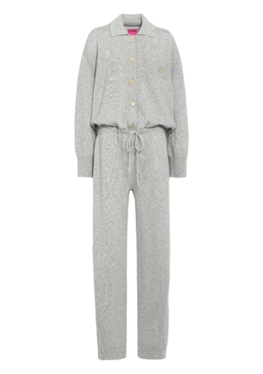 Barrie x Sofia Coppola long-sleeve cashmere jumpsuit - Grey