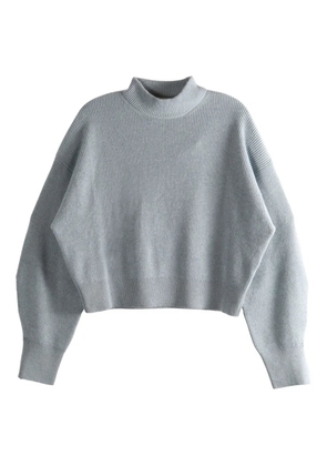 Brunello Cucinelli mock-neck sweater - Blue